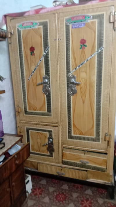 Cupboard and Wheat storage drum(bharola)