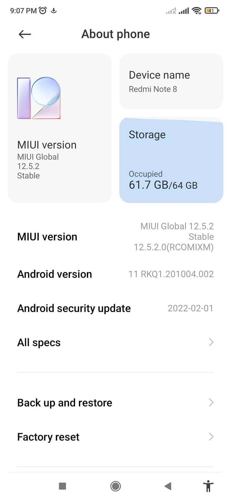 Redmi note 8 1