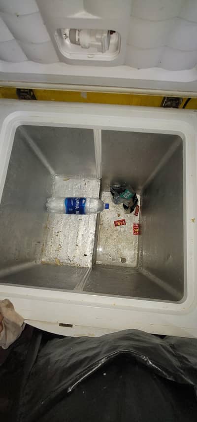 waves deep fridge and freezer