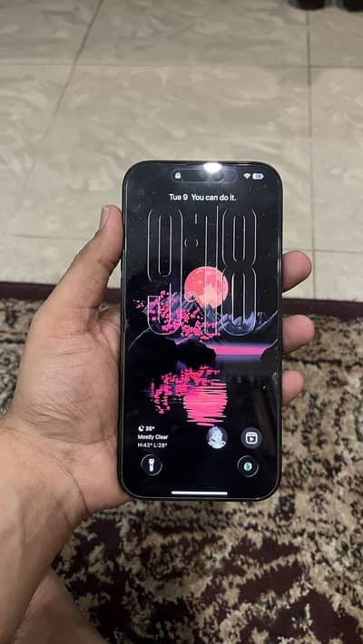 iPhone 16 pro max 256GB Black Color jv Non PTA