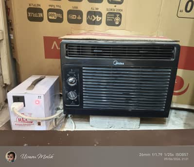 0.5 Ton Window AC Running condition Midea imported