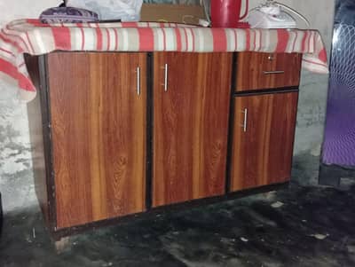 wooden iron stand