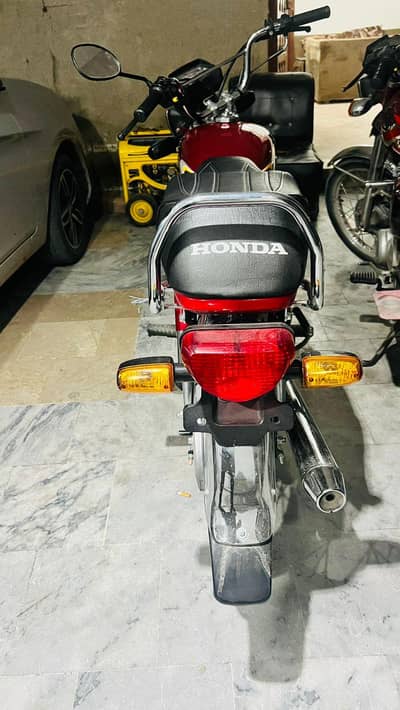 Honda CD70 2025 June model punjab number