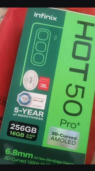 Infinix hot 50proplus  set  warranty ma ha abi purple color ha 10/10