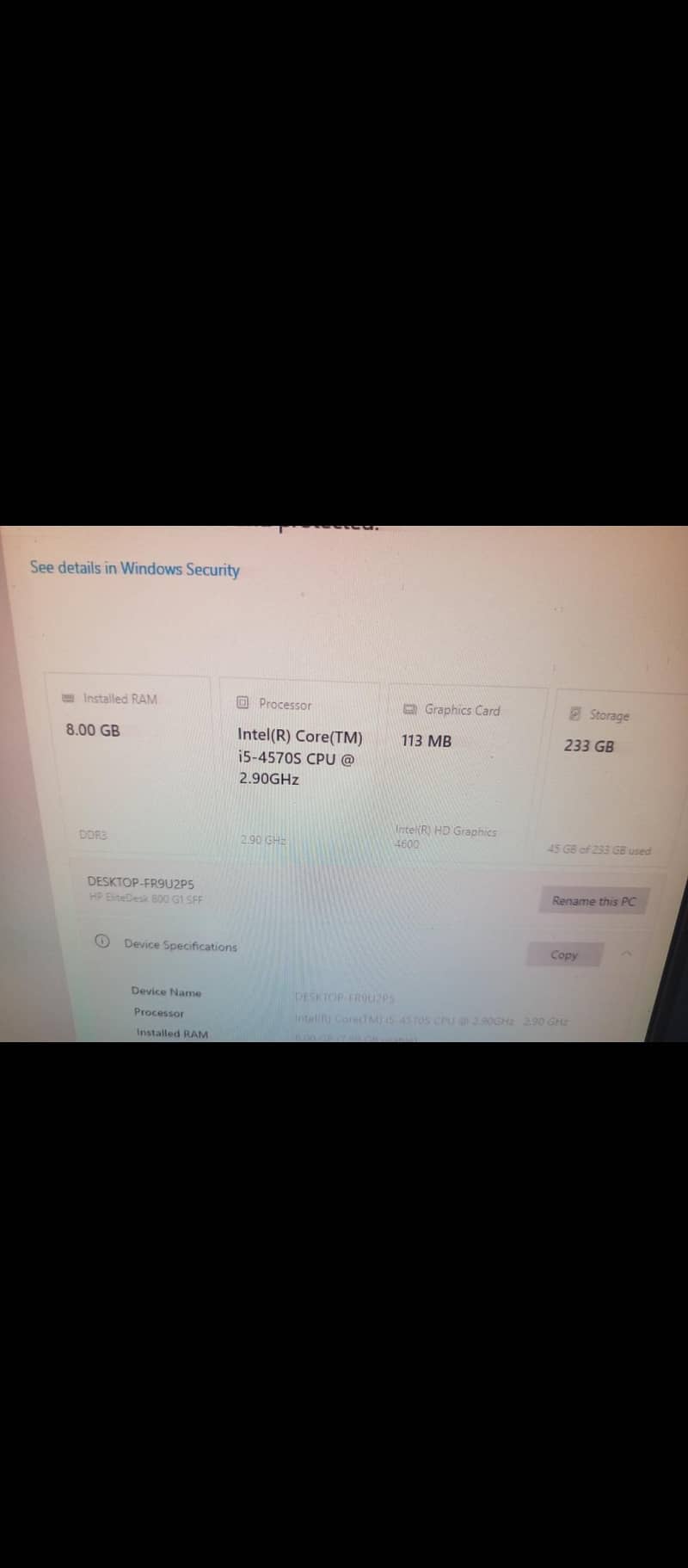 HP Computer system + Printer 5