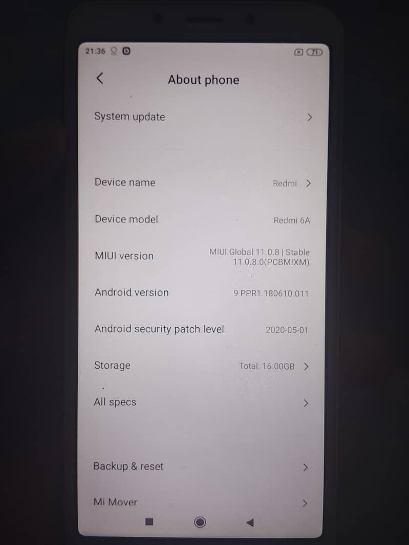 Redmi 6a 1