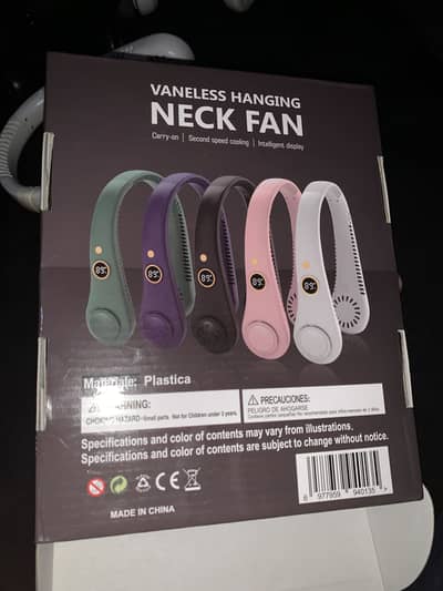vaneless hanging neck fan