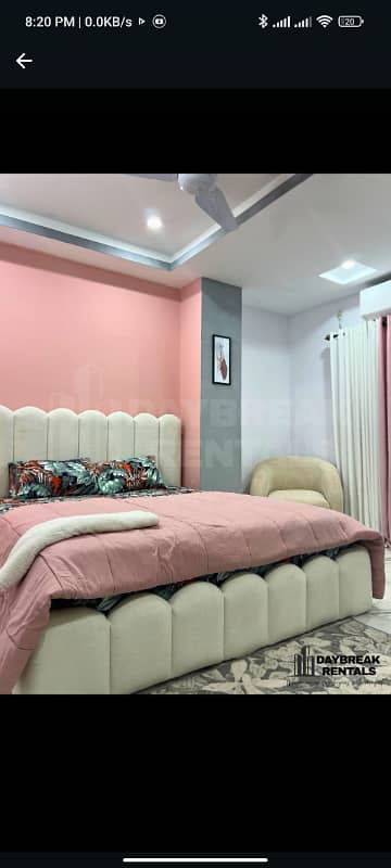 1BED FURNISH APARTMENT AVAILABLE DAILY BASIS FOR RENT IN ISLAMABAD E11 2