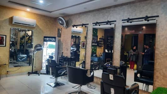 Urgently Sale Running Parlour Opposite DHA Raya