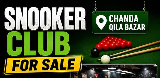 Snoker club for sale