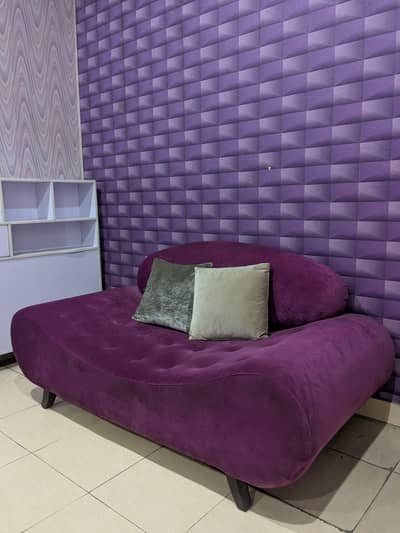 Modern velvet sofa | premium designer couch