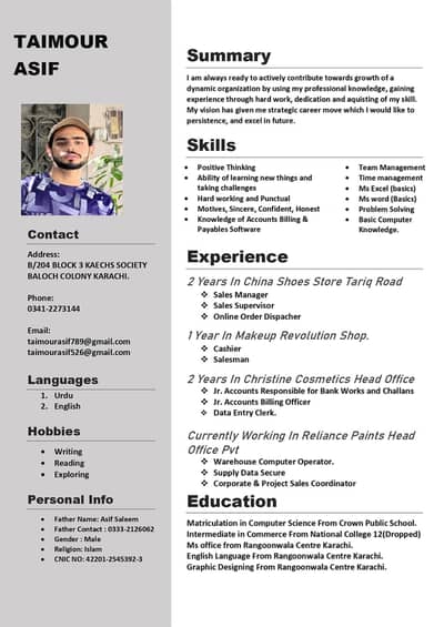 Need a job