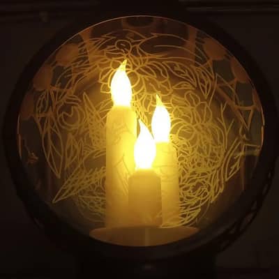 Golden Shimmer Wall Birthday Setup
