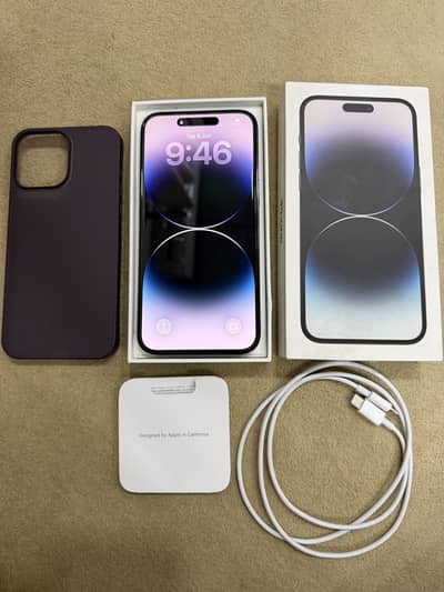 Apple iPhone 14 Pro Max 128gb pta approved complete box