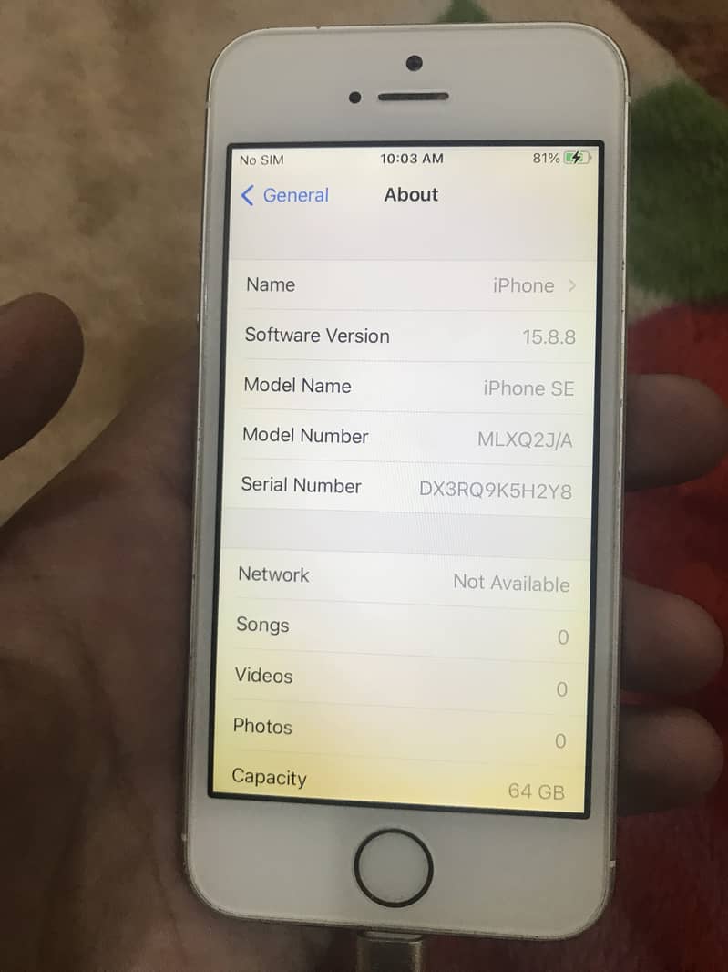 iPhone 5SE 2016 Bypassed 10