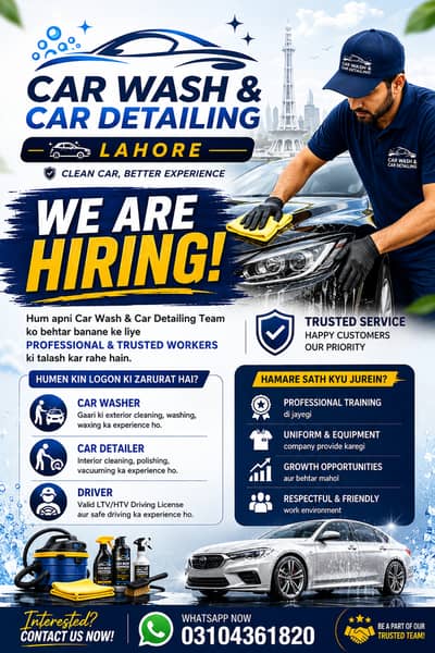 Cars washer and car detailer