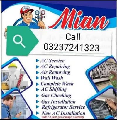 All lahore ac service repair fitting gas filling kit repair