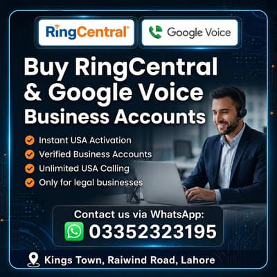 USA RingCentral and Google Voice Business Accounts