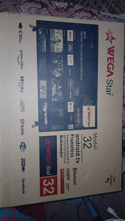 WEGA Star 32" Android Smart TV for Sale – Excellent Condition