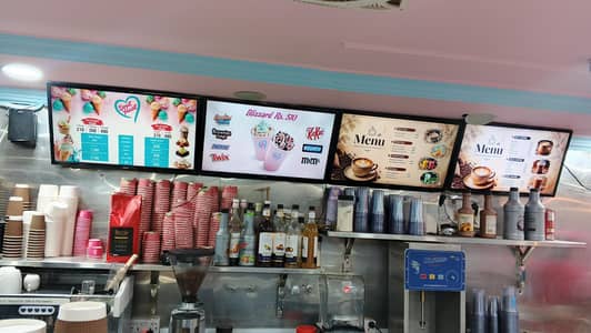 ice cream parlor full setup for sale