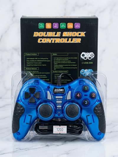 Brand New Double Shock USB Gaming Controller for PC (Wired)