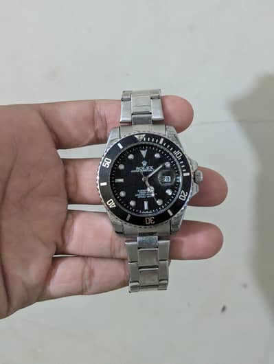 Rolex submariner rotating dial black