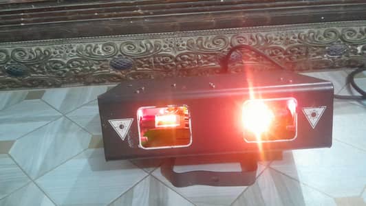 laser light red and green