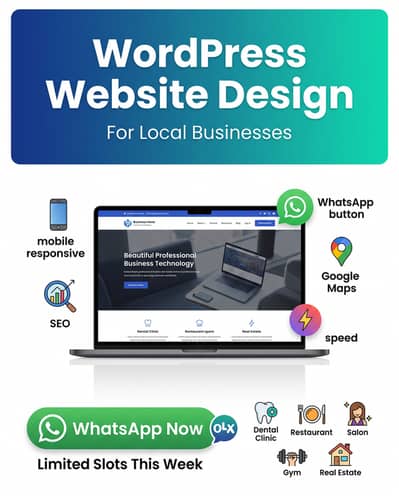 Professional WordPress Website — Only 8,000 PKR | Fast Delivery