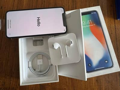 iphone x 256GB  (no open no repair) (PTA approved) all ok
