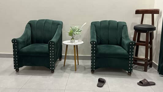 5 seater sofa set in wood