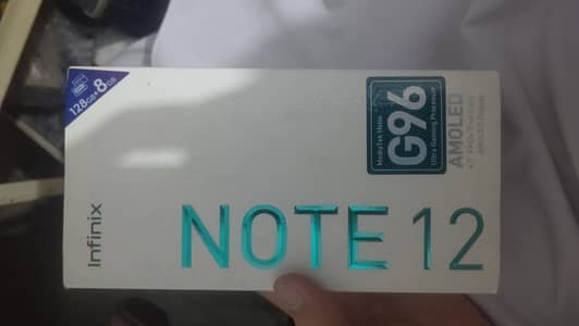 Infinix Note 12 G96 ( with box charger)