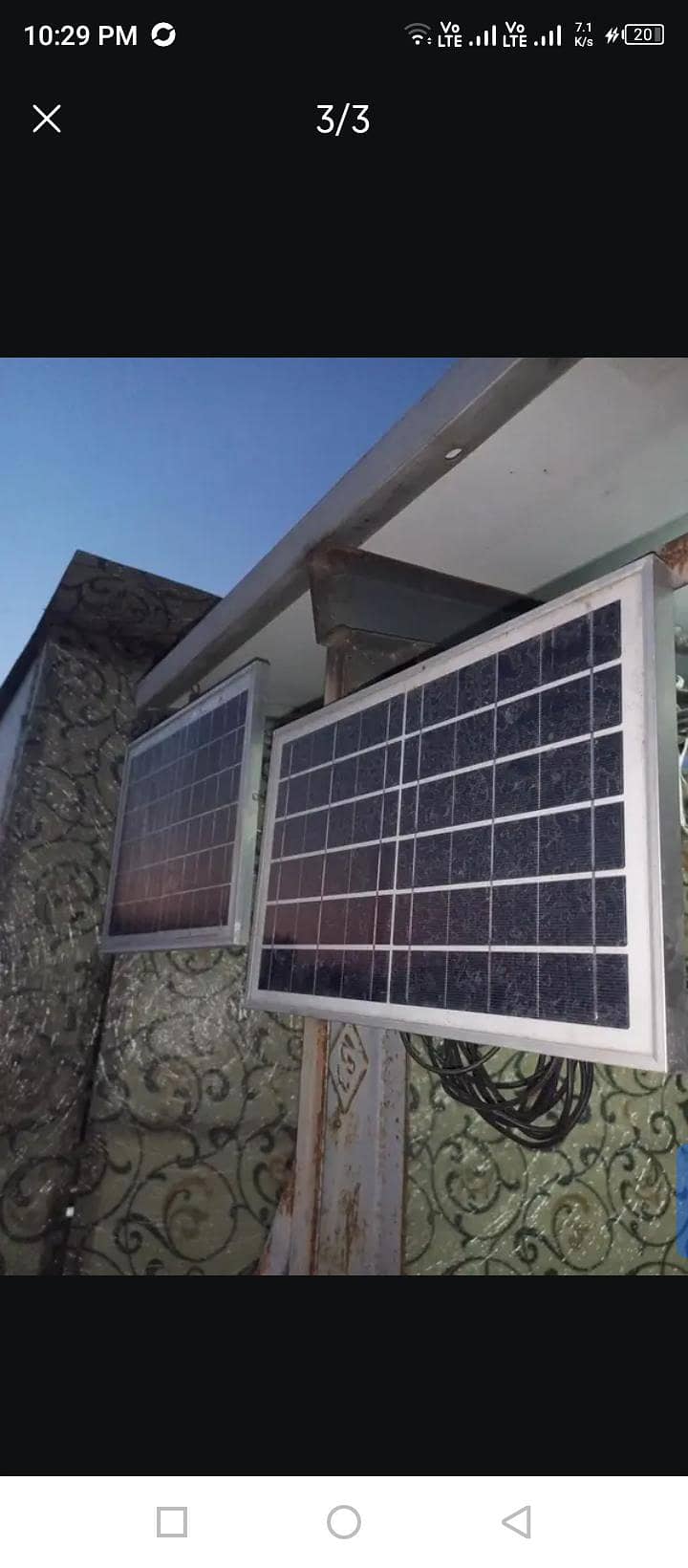 solar light  . . . . complete set 1