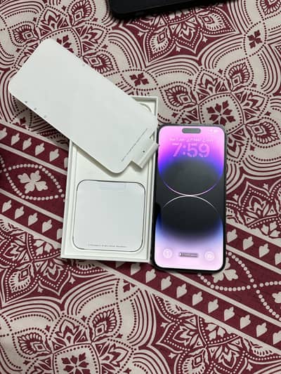 iPhone 14 pro max with box