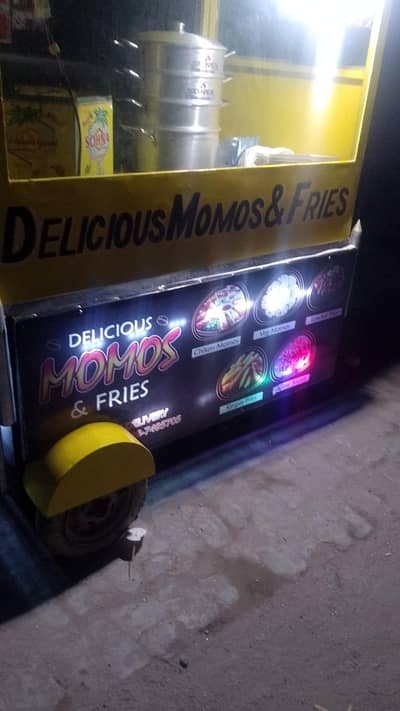 Commercial Food Cart for Sale (Momos, Fries & Fast Food)