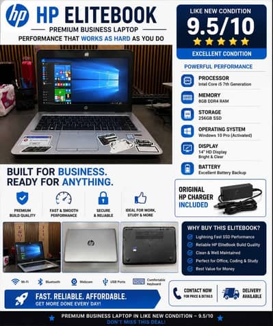 Hp elite book i5/7th generation