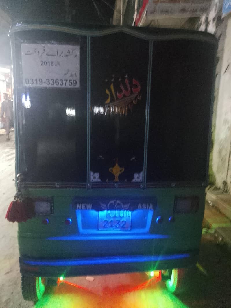 2018 ماڈل رکشہ بہترین کنڈیشن میں برائے فروخت 2