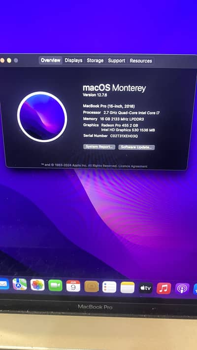 Mackbook pro with touchbar