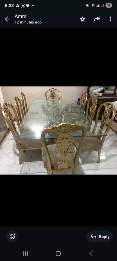 dinning table and chairs