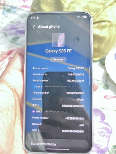 Samsung Mobile S25 FE