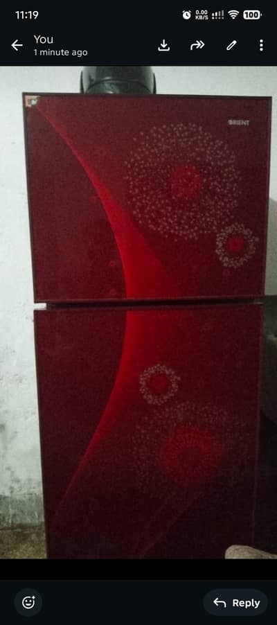 Orient Medium size Fridge(Glass Door)