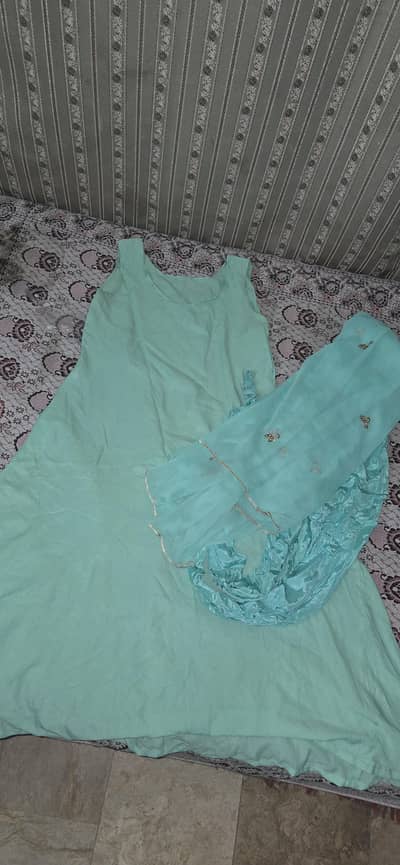 4 piece anarkali frock