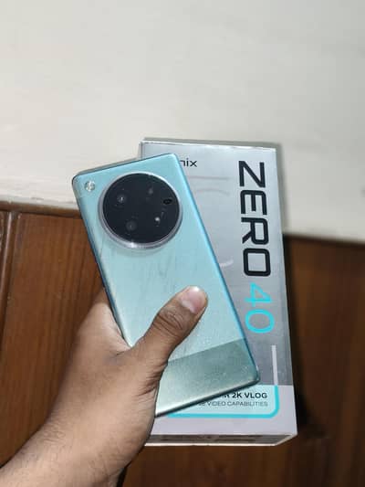 Infinix Zero 40 6month warranty complete box
