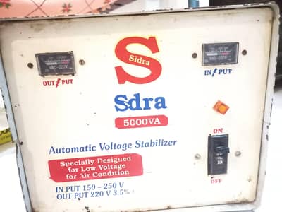 Sidra automatic voltage staplizer 5000 watt