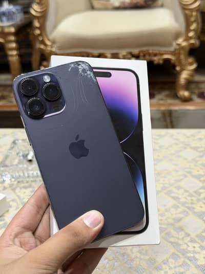 iPhone 14 Pro Max 256gb jv with box waterpack