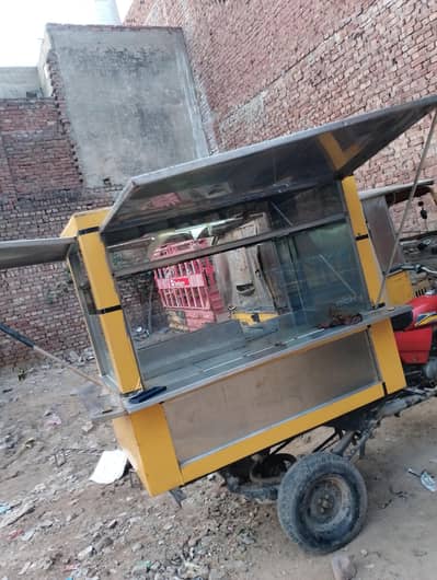 food cart rickshaw full steel havy body