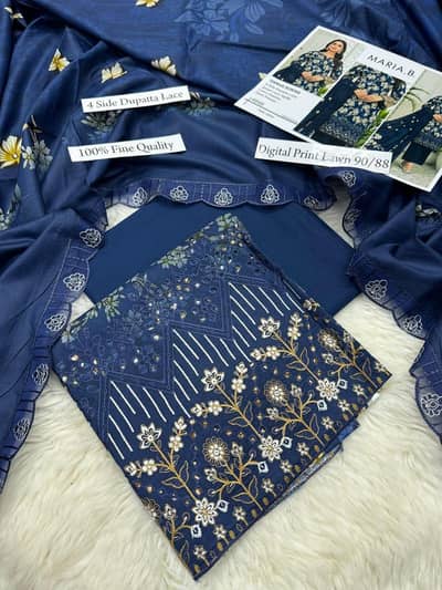 lawn embroidery dresss