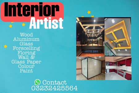 Aluminium glass & Interior Works