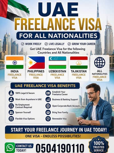Dubai Freelance visa available