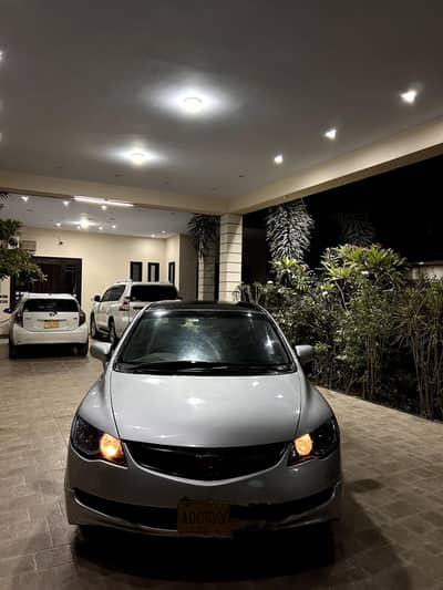 Honda Civic Prosmetic 2008 Silver SCREECHLES