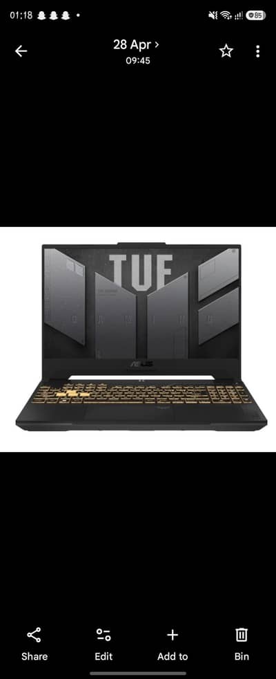 Asus  TUF F15 FX507VV